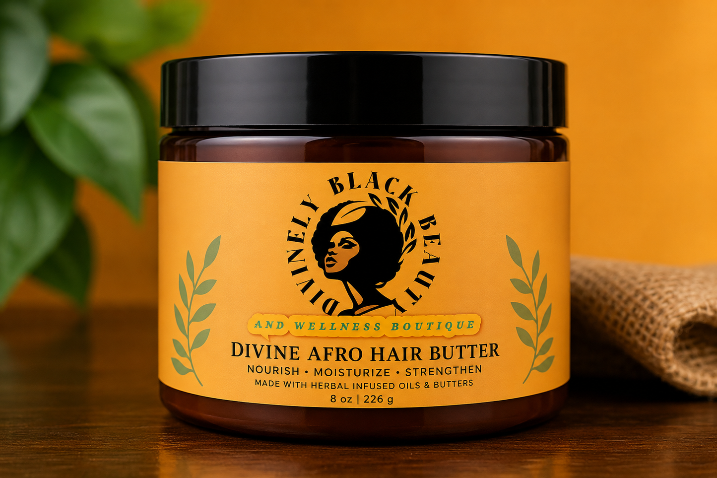 Divine Afro Hair Butter — 8 oz
