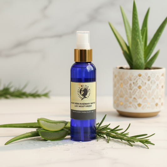 Divinely Black Beauty Aloe Vera Rosemary Loc Moisturizer - Updated